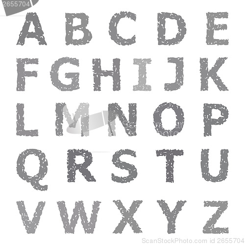 Image of Grunge  Alphabet.