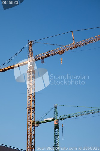 Image of Construction Cranes