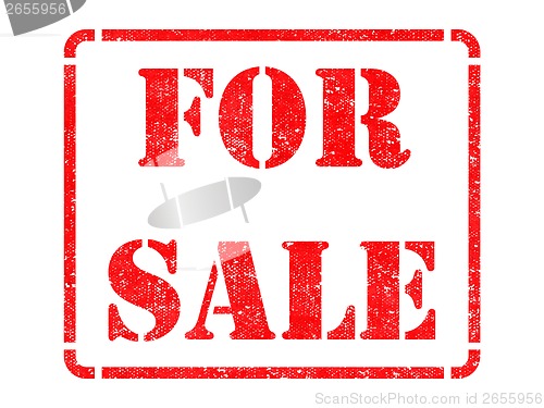 Image of For Sale -  Red Rubber Stamp.