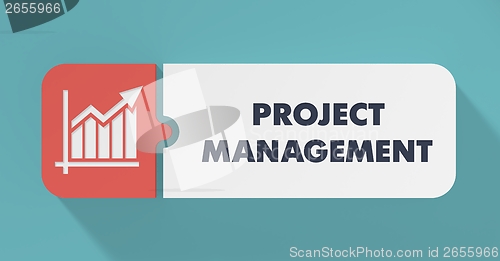 Image of Project Management Concept in Flat Design.