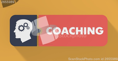 Image of Coaching Concept in Flat Design.
