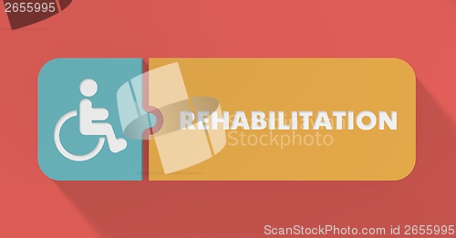 Image of Rehabilitation Concept in Flat Design.