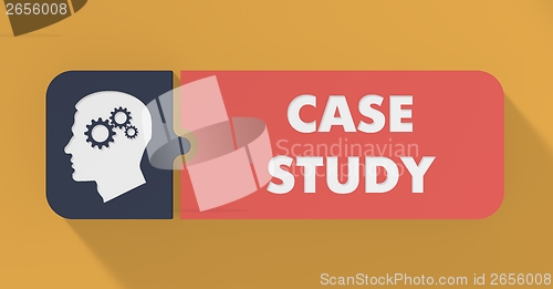 Image of Case Study Concept in Flat Design.