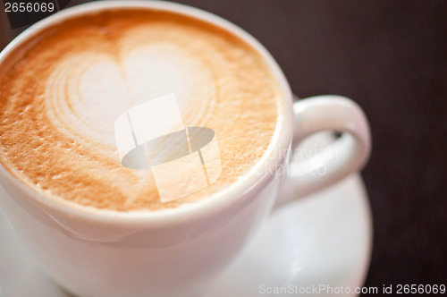 Image of Coffee heart shape