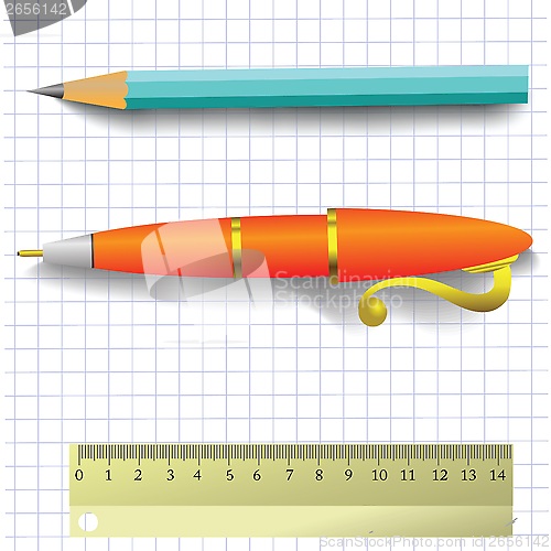 Image of pen and pencil