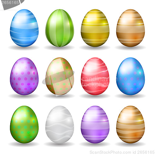 Image of Set Of Easter Eggs