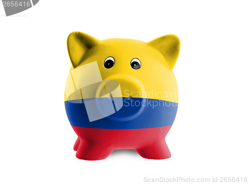 Image of Unique pink ceramic piggy bank