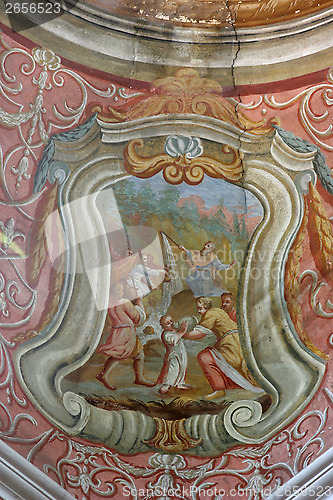 Image of Fresco paintings in the old church