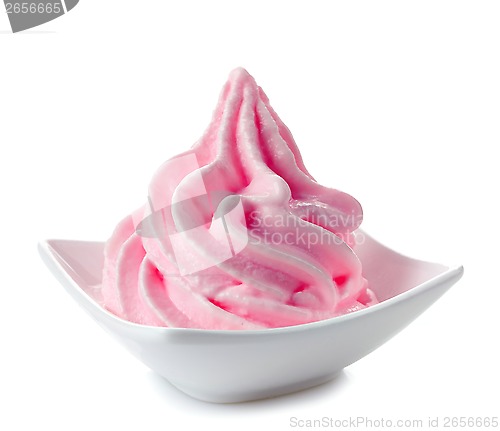 Image of pink ice cream