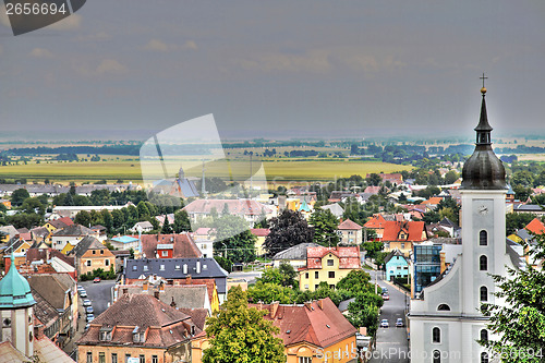 Image of Javornik town (czech republic)-hdr