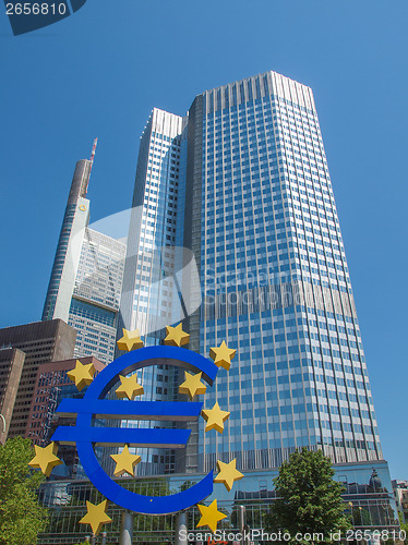 Image of European Central Bank in Frankfurt