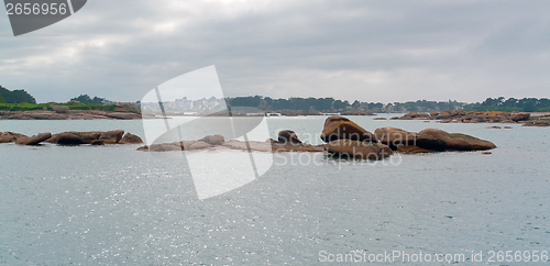 Image of coastal scenery around the Seven Islands