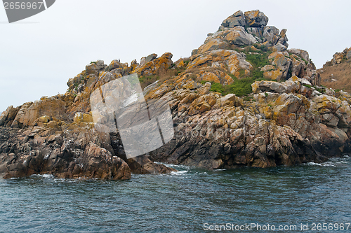 Image of rock formation at Seven Islands