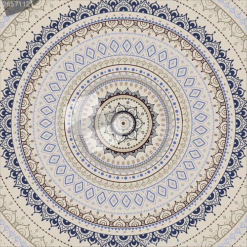 Image of Mandala. Indian decorative pattern.