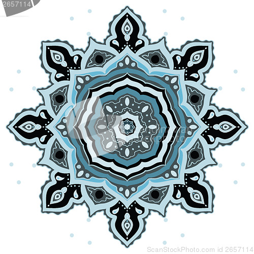 Image of Mandala. Indian decorative pattern.