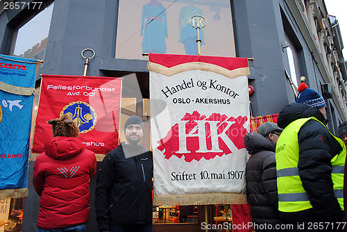 Image of Strike rally at Design Forum Oslo