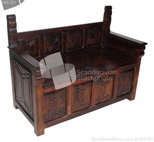 Image of Wooden bench
