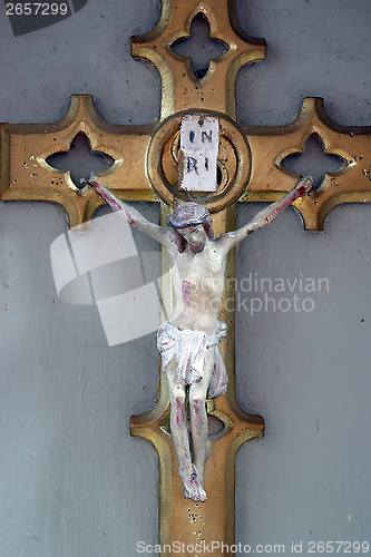 Image of Jesus crucified on the cross