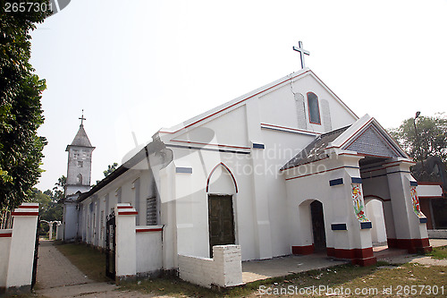 Image of Catholic Church in Basanti, West Bengal, India