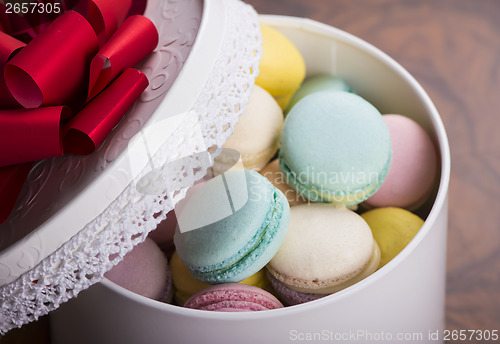 Image of Pastel color macaroons