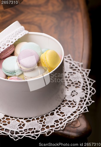 Image of Pastel color macaroons