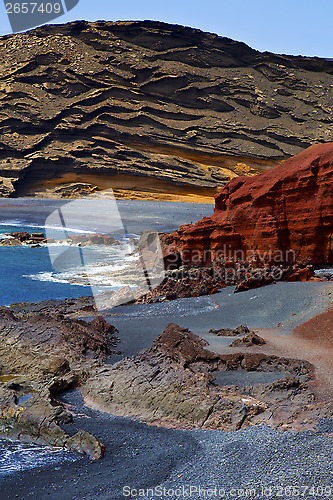 Image of in el golfo lanzarote spain 