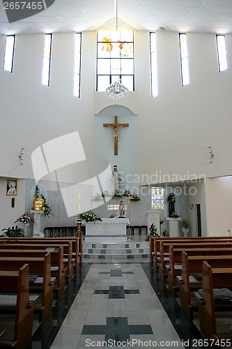 Image of Altar in modern church