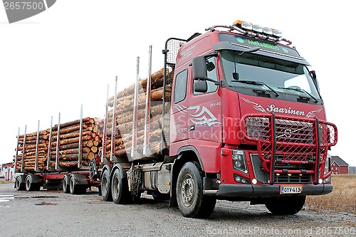 Image of Volvo FH Timber Truck with Full Load