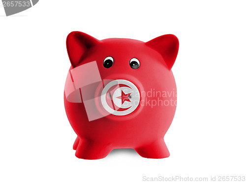 Image of Unique pink ceramic piggy bank