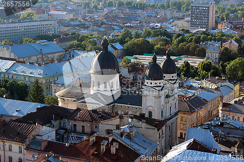 Image of view to the house-tops of Lvov city