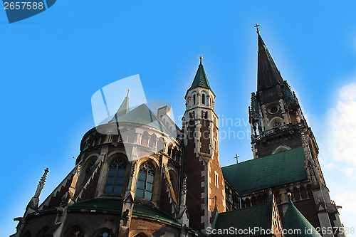 Image of temple of st. Olga and Elusabeth in Lvov city