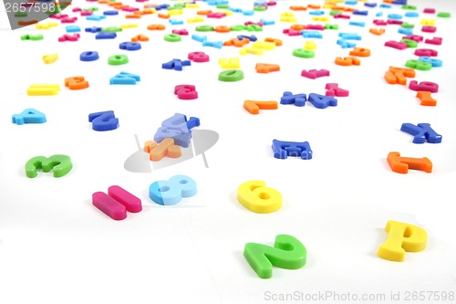 Image of plastic letters