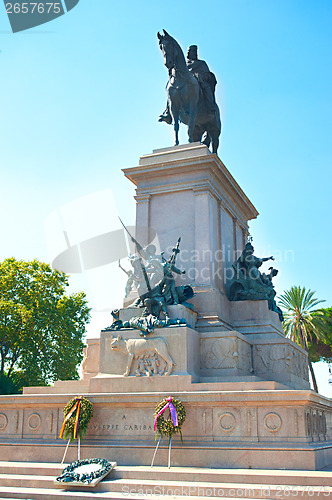 Image of Giuseppe Garibaldi statue