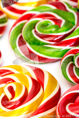 Image of Multi-colored lollypop