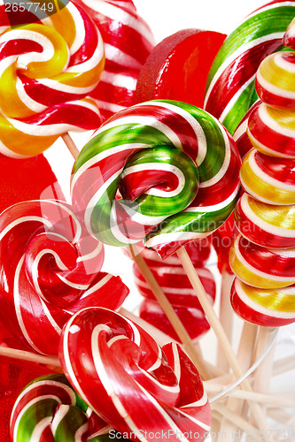 Image of Multi-colored lollypop