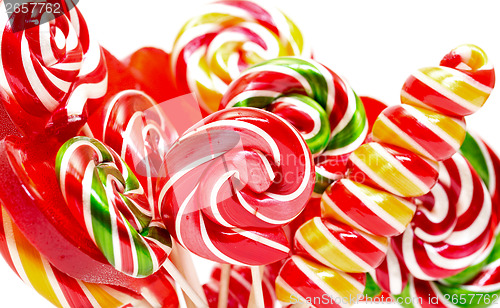 Image of Multi-colored lollypop