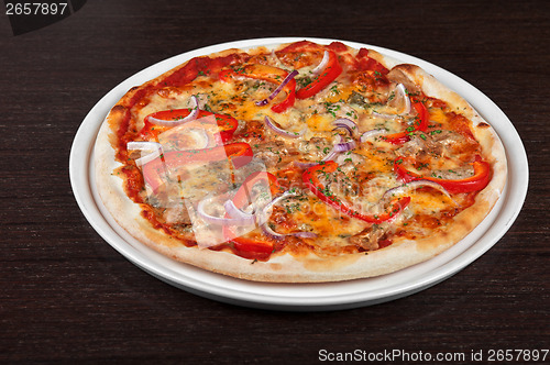 Image of meat pizza