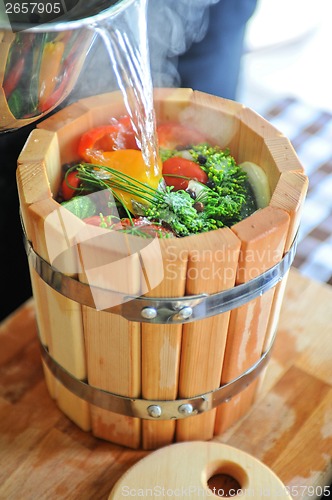 Image of preserving tomatoes