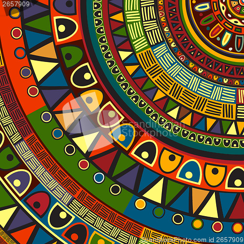 Image of Colored tribal design