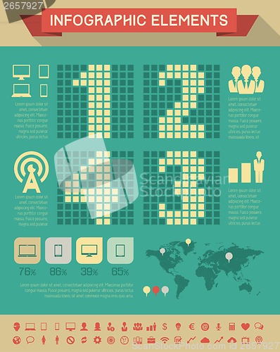 Image of IT Industry Infographic Elements