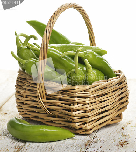 Image of Fresh Green Peppers