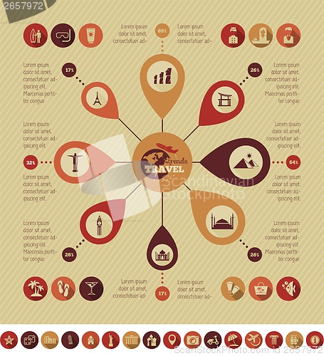 Image of Travel Infographic Template.