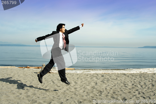 Image of Happy businessman