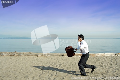 Image of Busy businessman