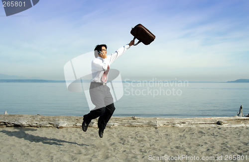 Image of Happy businessman