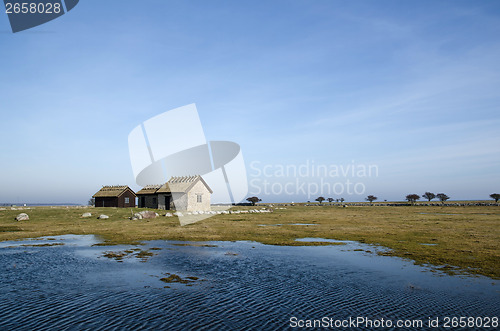 Image of Fishermens old cabins