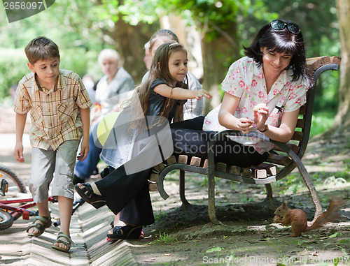 Image of Family in the park