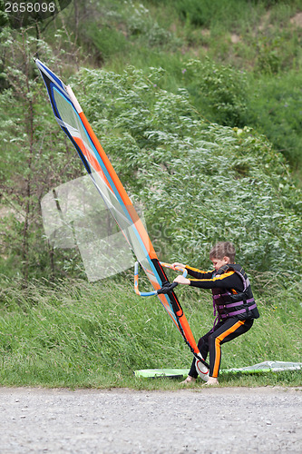 Image of Windsurfing lesson