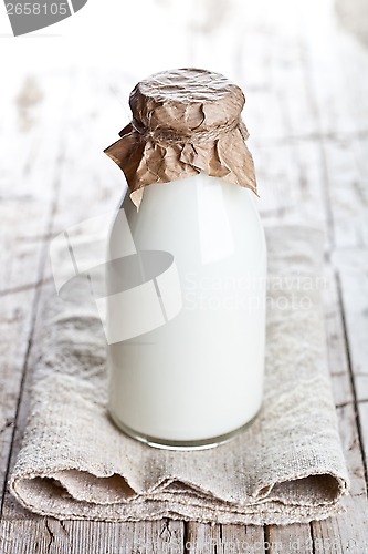 Image of bottle of fresh milk 