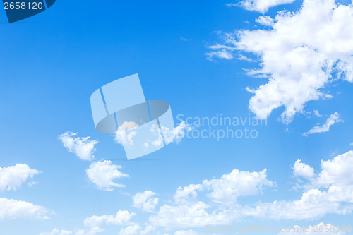 Image of bright blue sky